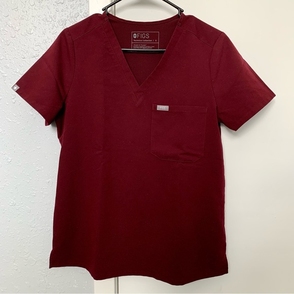 🎀SOLD🎀 Figs Technical Collection, Small size, Maroon Color, Scrubs - Picture 2 of 7